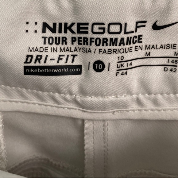 Nike Golf Women’s Dri-Fit Khaki Mid-Rise Shorts Size 10 - Picture 5 of 8